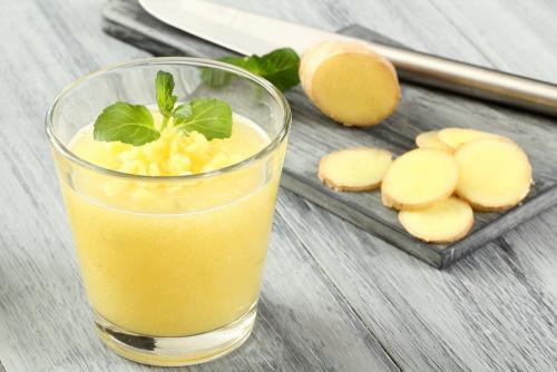 Зеленый чай с имбирем лимоном и медом рецепт.. Приготовление 09 Зеленый чай с имбирем лимоном и медом рецепт.. Приготовление 09