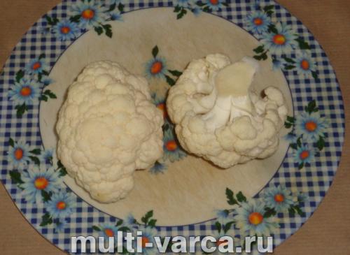 Цветная капуста на пару 01