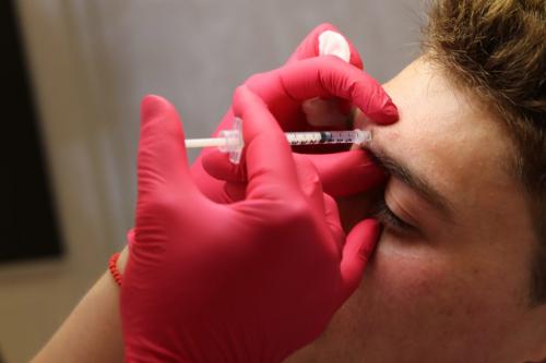 Лоб ботокс до и после. Мимические морщины на лбу (ботокс в лоб) 02