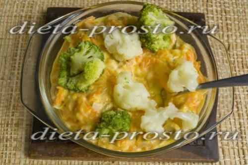 “диетическая курица с цветной капустой”. Цветная капуста с куриной грудкой – вкусная и сытная, но диетическая. Курица с цветной капустой в духовке – замечательно! Рецепты полезных и вкусных блюд из курицы с цветной капустой в духовке 21