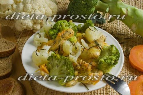 “диетическая курица с цветной капустой”. Цветная капуста с куриной грудкой – вкусная и сытная, но диетическая. Курица с цветной капустой в духовке – замечательно! Рецепты полезных и вкусных блюд из курицы с цветной капустой в духовке 13