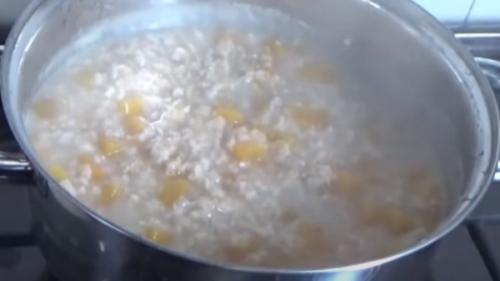 Каша из тыквы с овсянкой. Овсяная каша с тыквой на воде