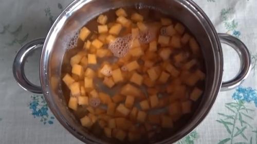 Каша из тыквы с овсянкой. Овсяная каша с тыквой на воде