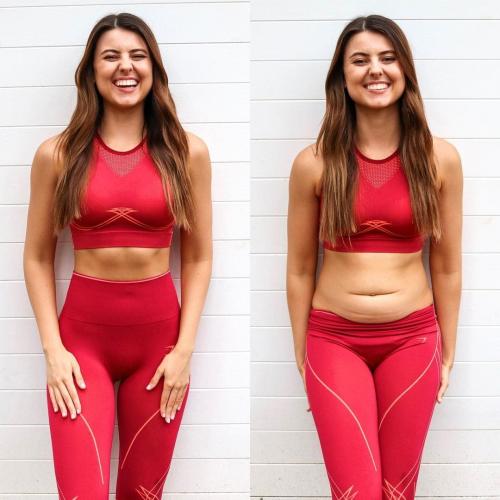 Какое влияние на ваше представление об идеальной фигуре оказывают СМИ и социальные сети. На своем теле девушка демонстрирует, как социальные сети могут обманывать своей идеальностью