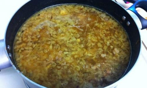 Как приготовить ароматный суп с опятами и картофелем. Грибной суп из опят с картофелем
