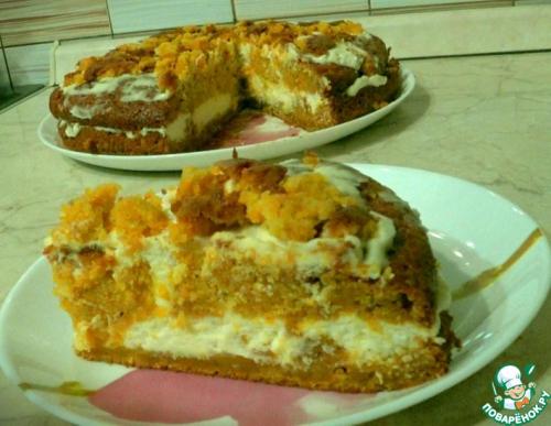 Тыквенный торт простой рецепт. Тыквенный торт на скорую руку